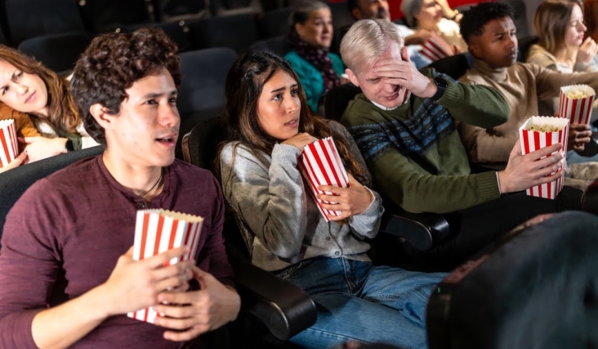 Young adults watching a thriller | Movies like The Invisible Guest